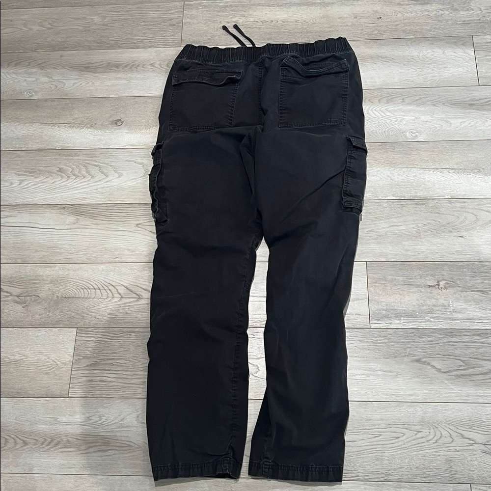Hollister Black Cargo Jogger Pants - Picture 4 of 5